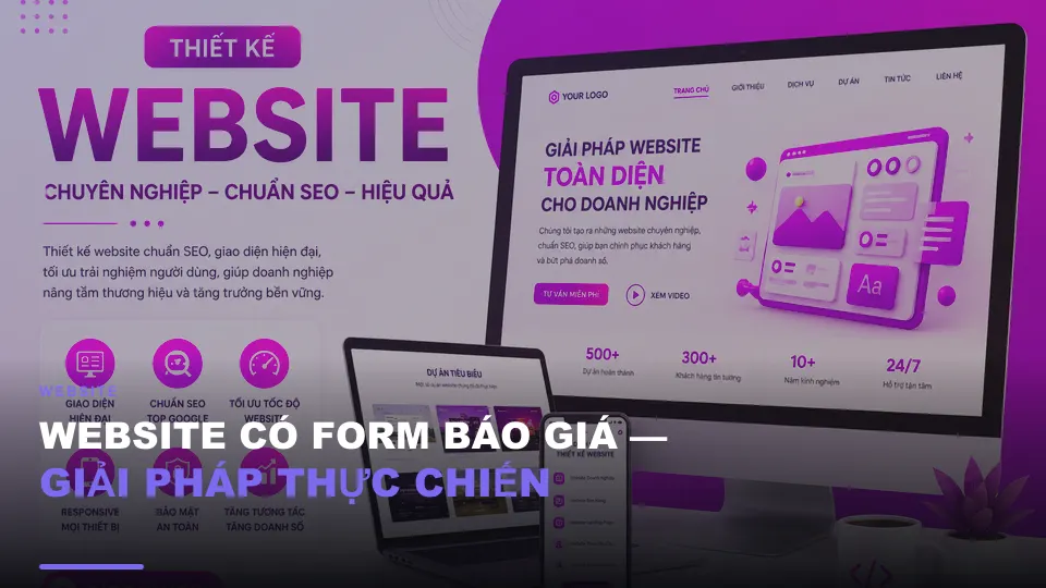Website có form báo giá — giải pháp thực chiến