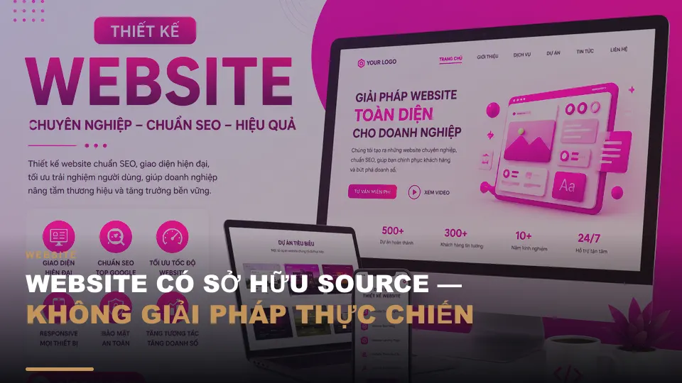 Website có sở hữu source không — giải pháp thực chiến