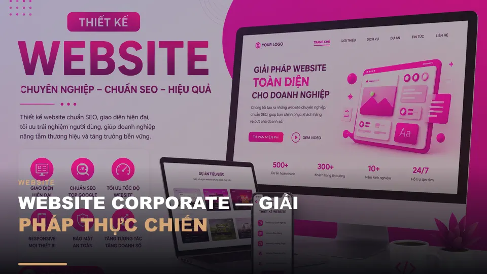Website corporate — giải pháp thực chiến