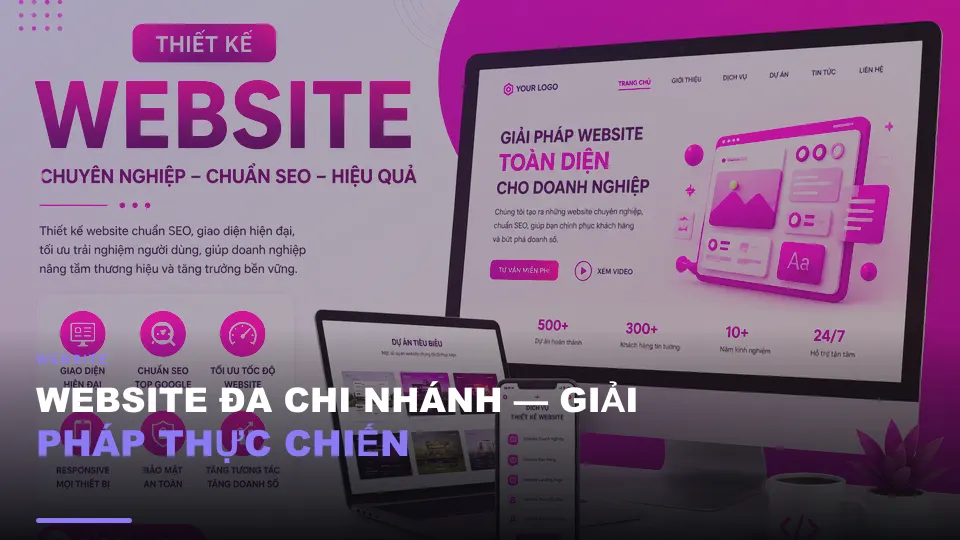 Website đa chi nhánh — giải pháp thực chiến