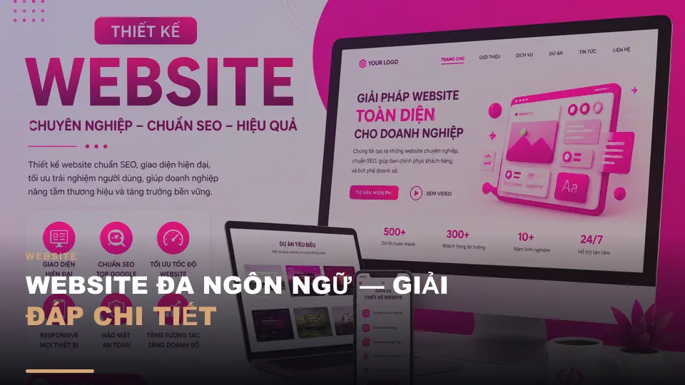 Website đa ngôn ngữ — giải đáp chi tiết