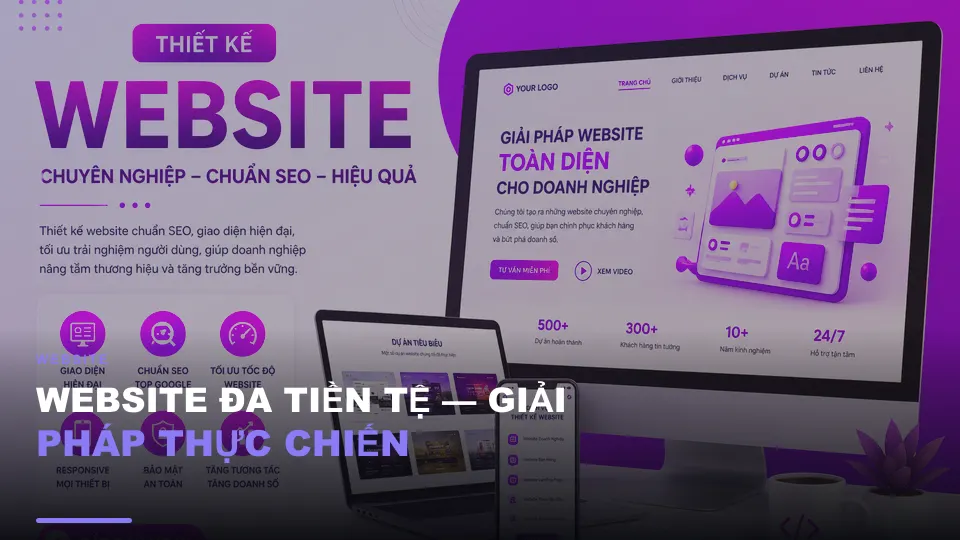 Website đa tiền tệ — giải pháp thực chiến