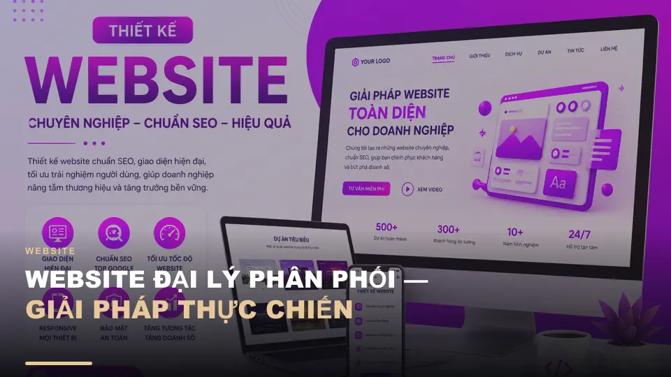 Website đại lý phân phối — giải pháp thực chiến