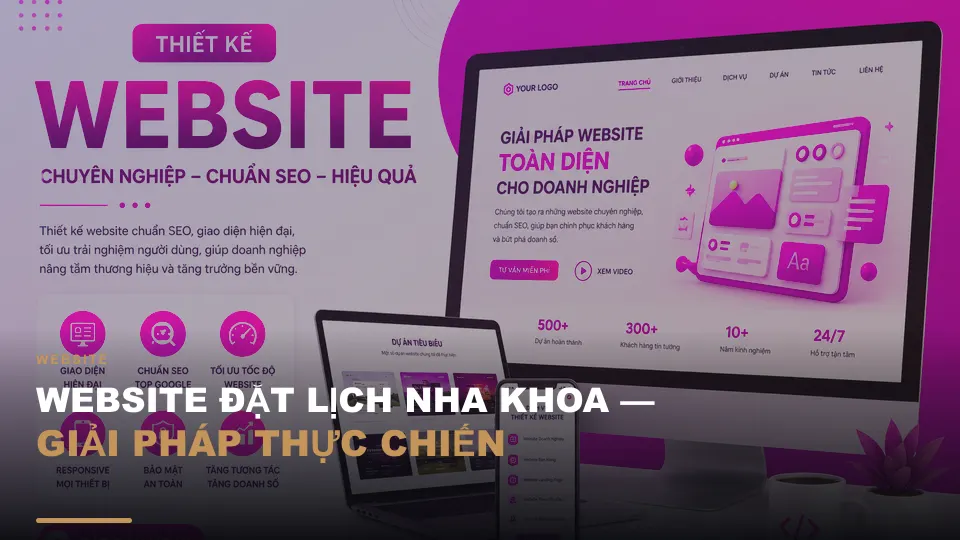 Website đặt lịch nha khoa — giải pháp thực chiến