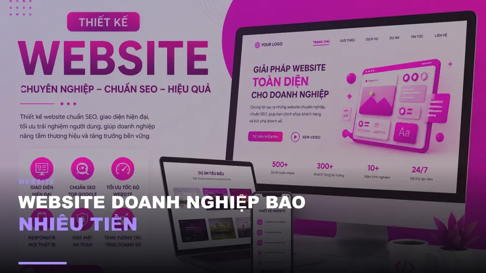 Website doanh nghiệp bao nhiêu tiền