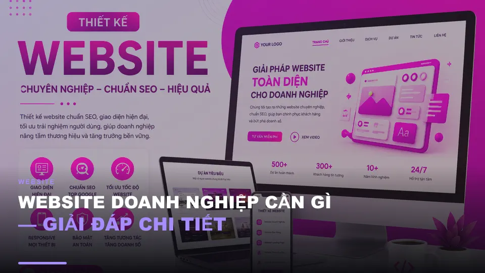 Website doanh nghiệp cần gì — giải đáp chi tiết