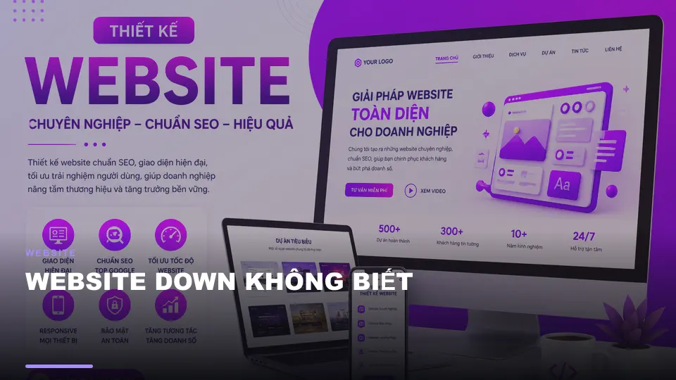 Website down không biết