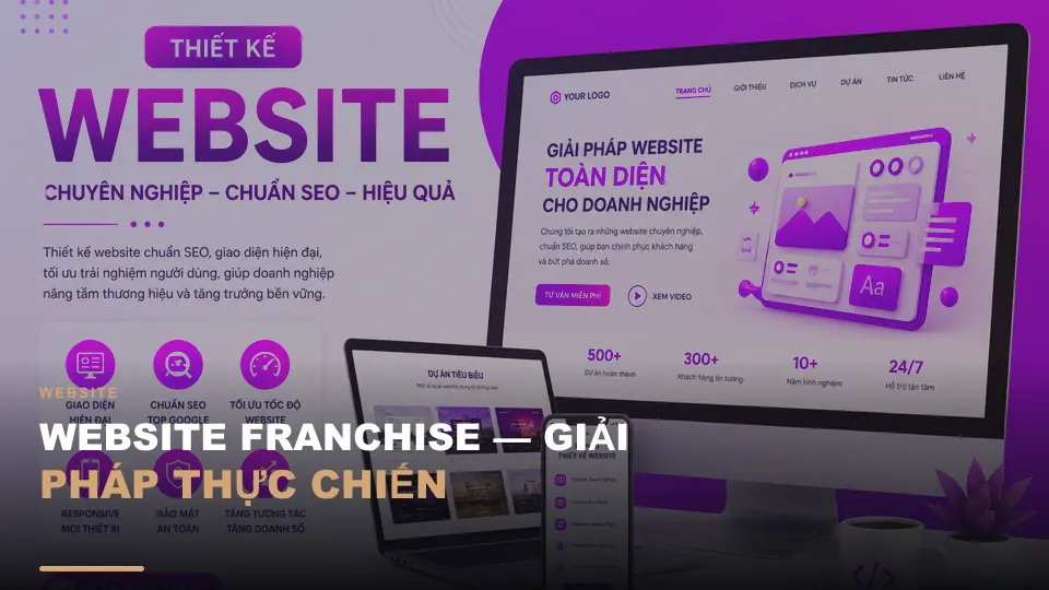 Website franchise — giải pháp thực chiến