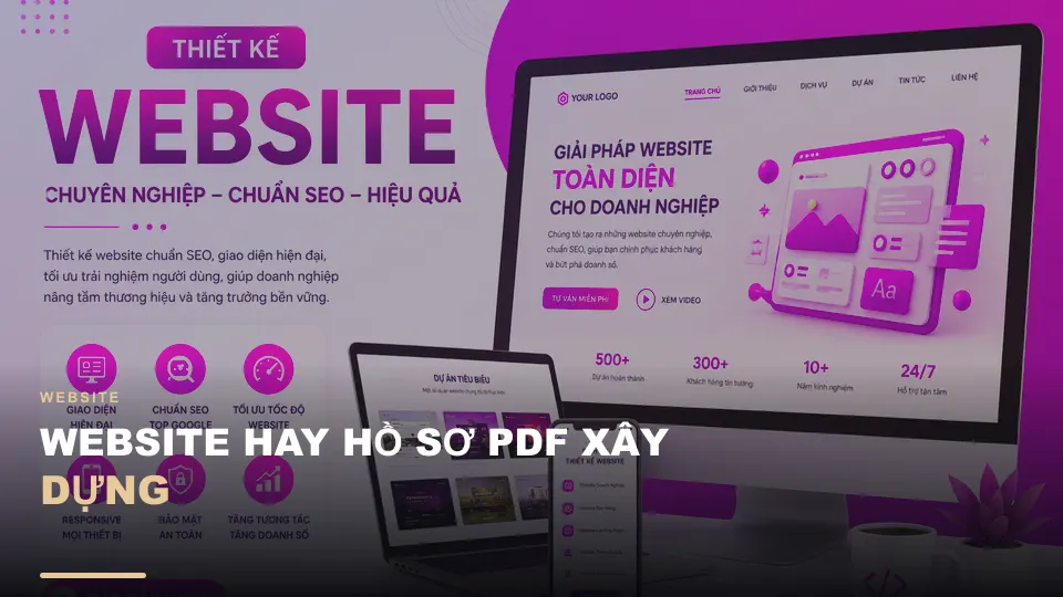 Website hay hồ sơ pdf xây dựng