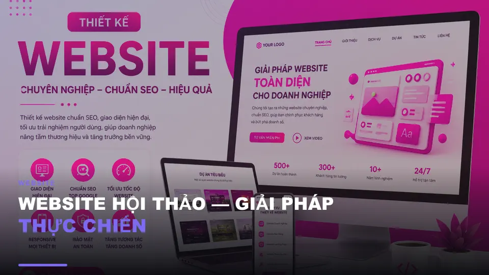 Website hội thảo — giải pháp thực chiến