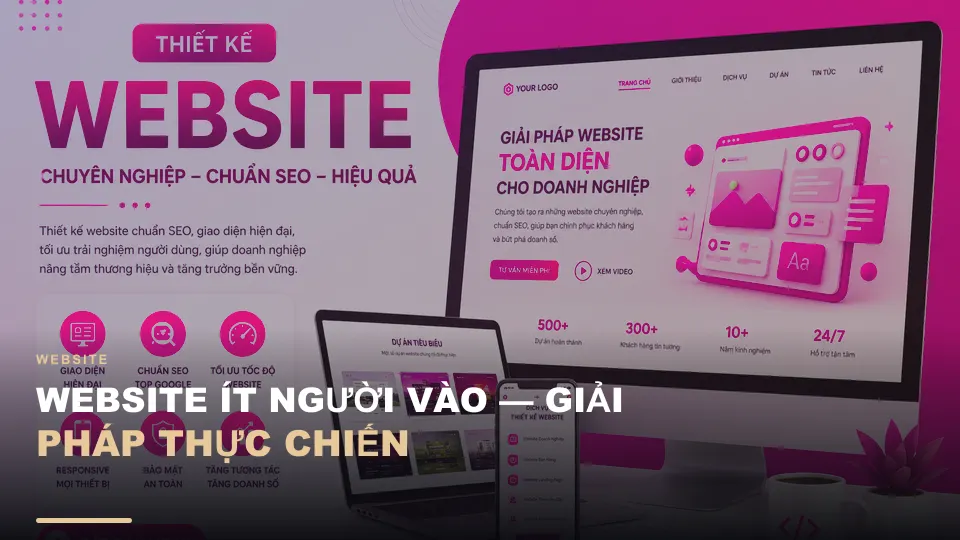 Website ít người vào — giải pháp thực chiến