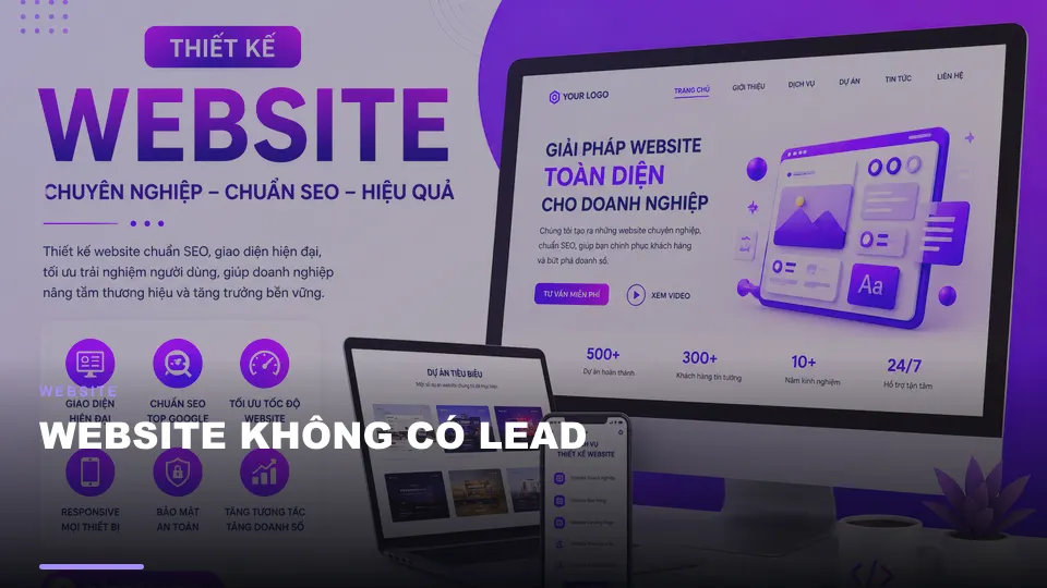 Website không có lead