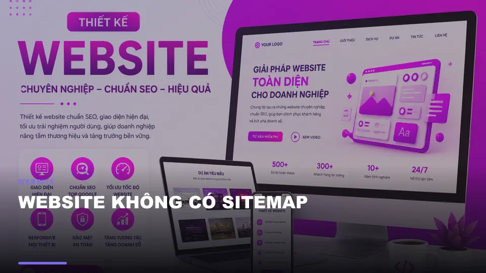 Website không có sitemap