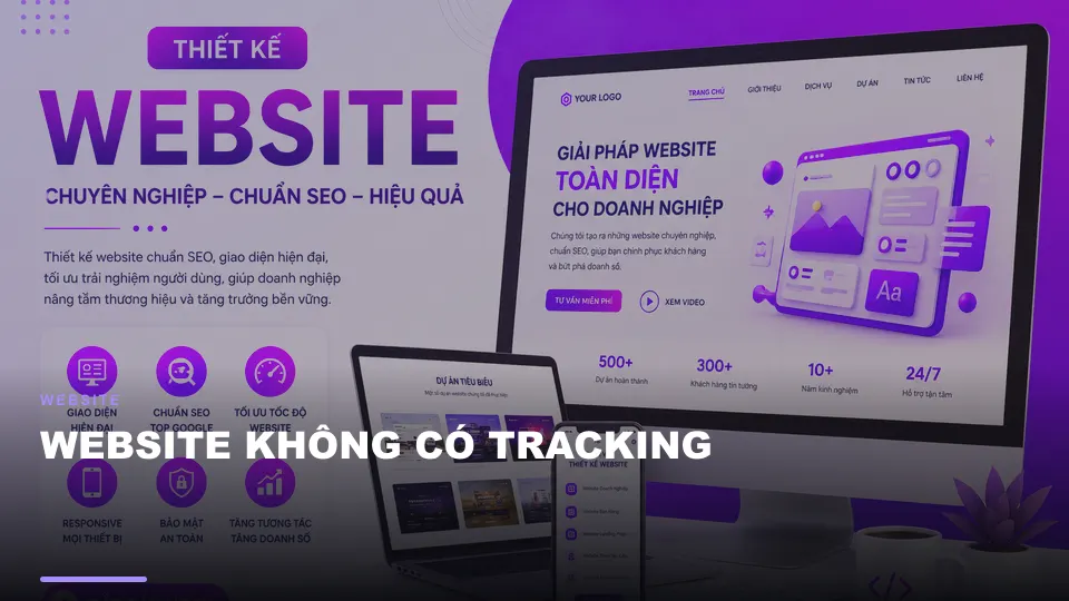 Website không có tracking