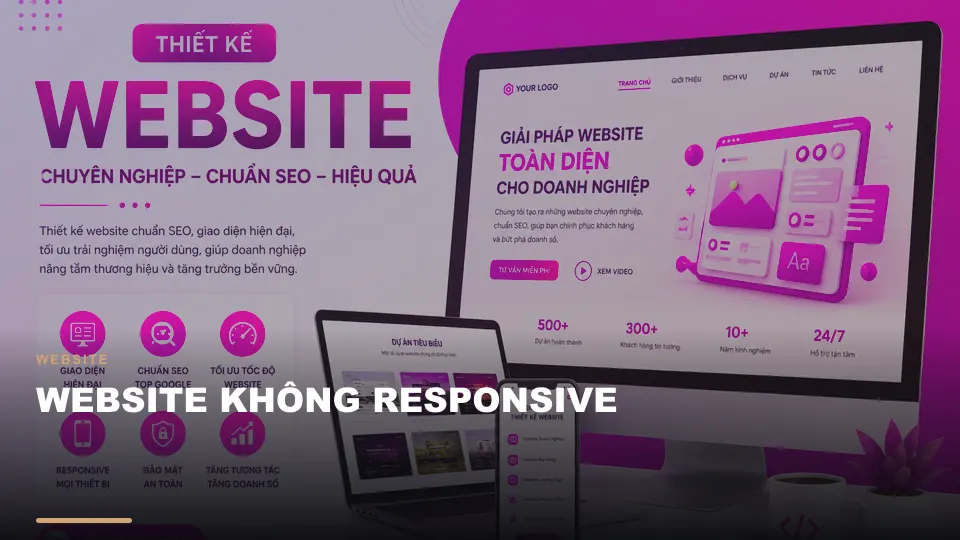Website không responsive