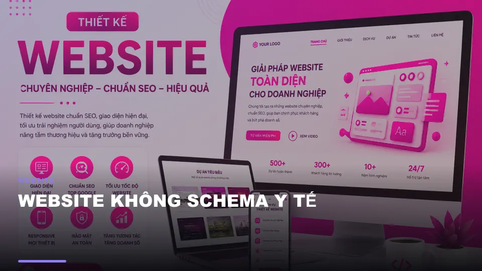 Website không schema y tế