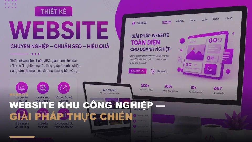 Website khu công nghiệp — giải pháp thực chiến