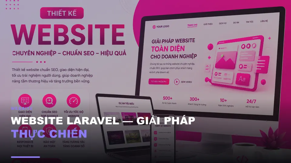 Website laravel — giải pháp thực chiến
