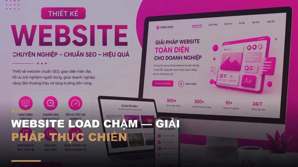 Website load chậm — giải pháp thực chiến