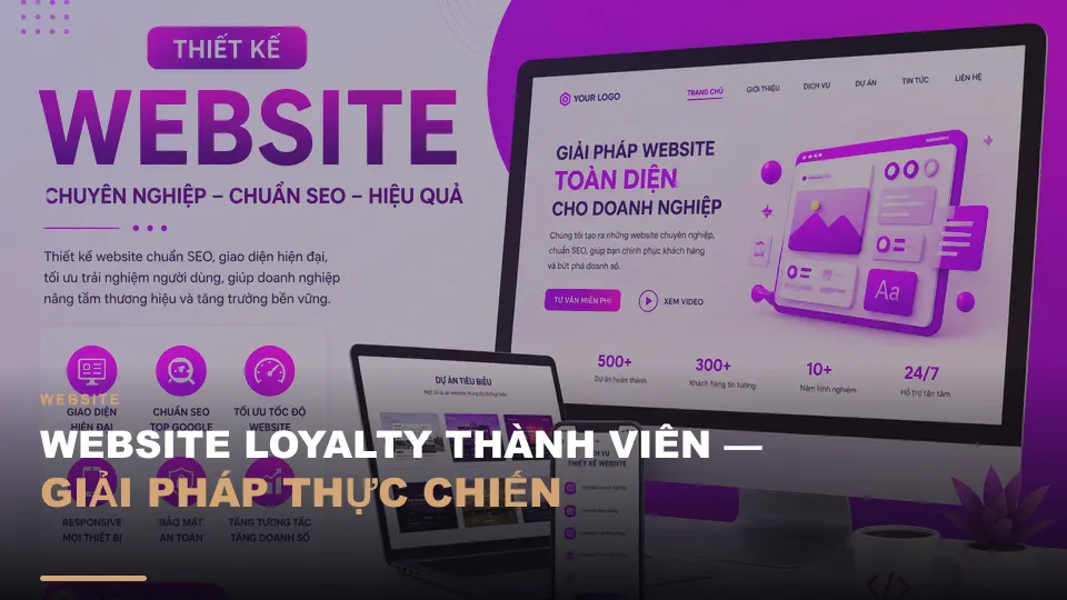 Website loyalty thành viên — giải pháp thực chiến