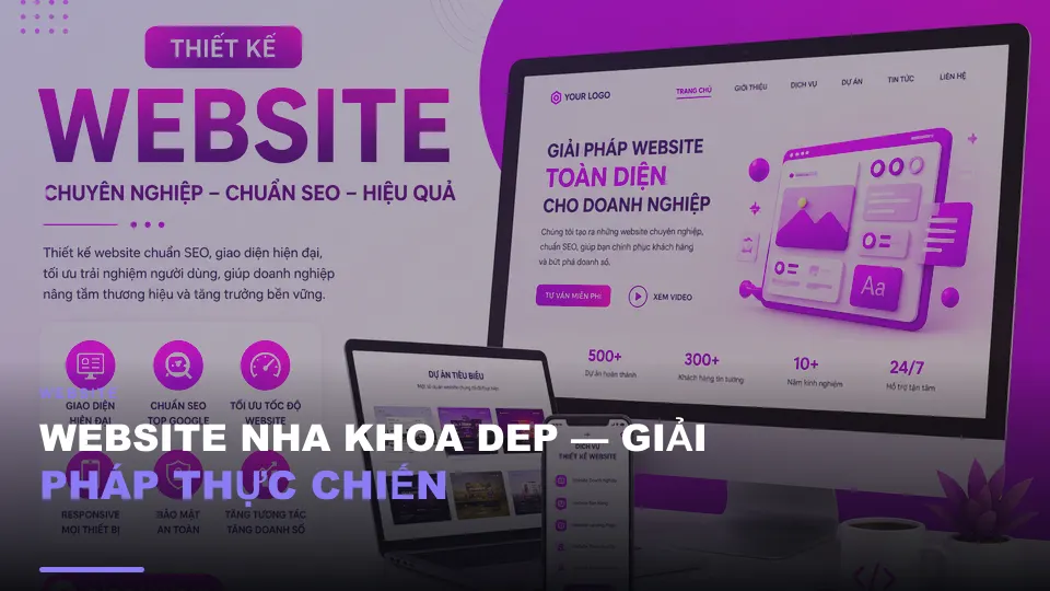 Website nha khoa dep — giải pháp thực chiến