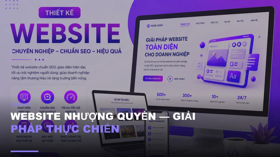 Website nhượng quyền — giải pháp thực chiến