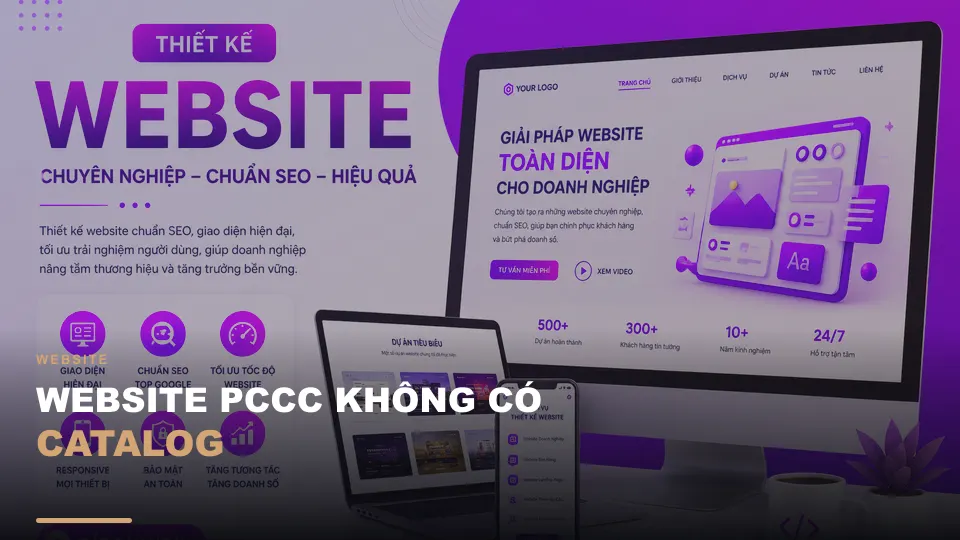 Website pccc không có catalog