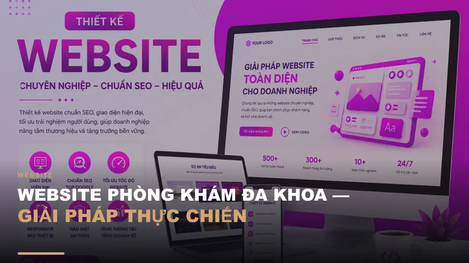 Website phòng khám đa khoa — giải pháp thực chiến