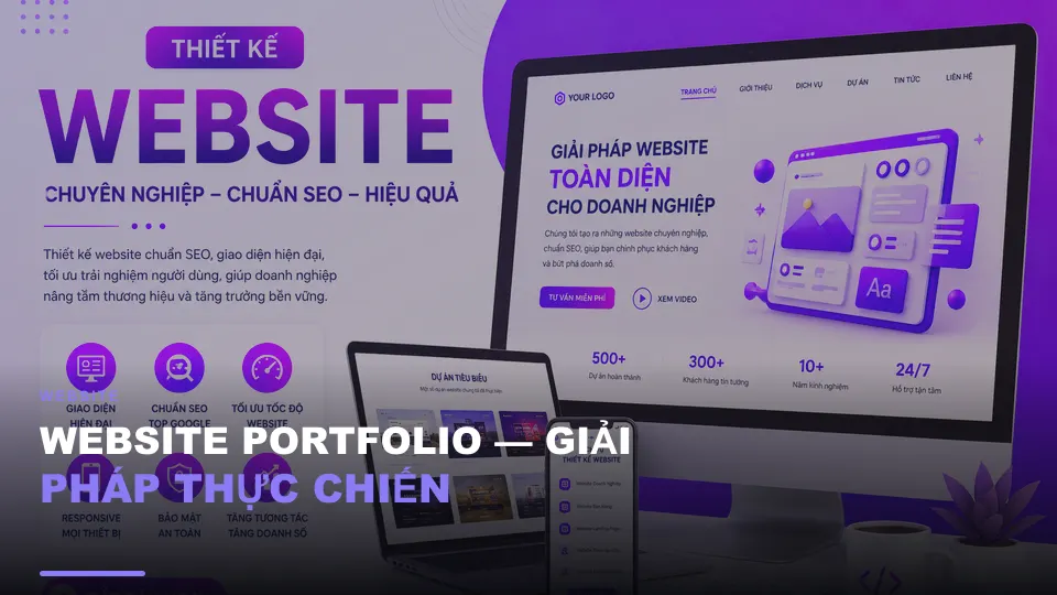 Website portfolio — giải pháp thực chiến