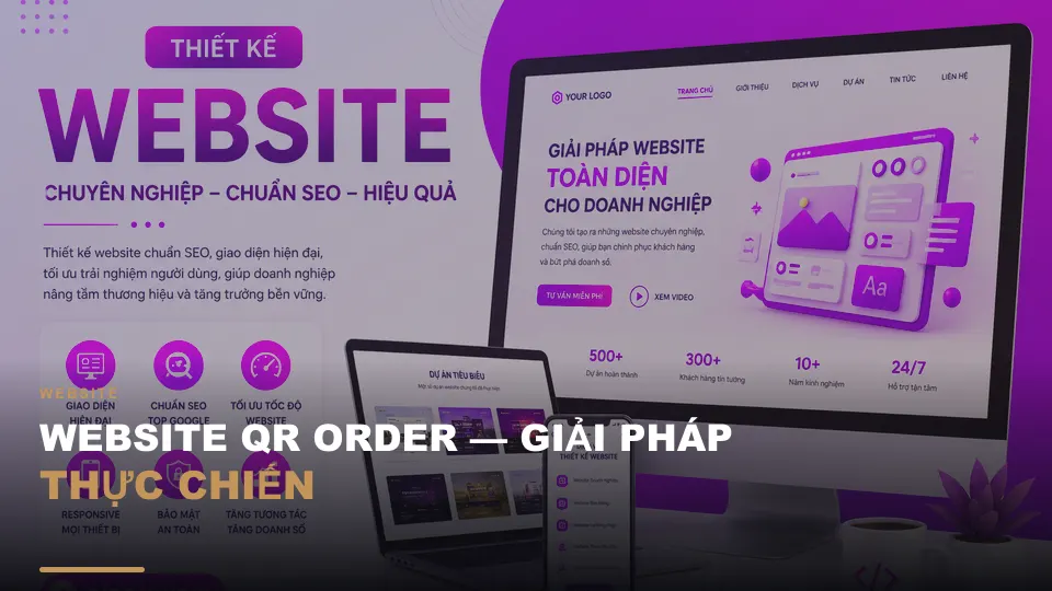 Website qr order — giải pháp thực chiến