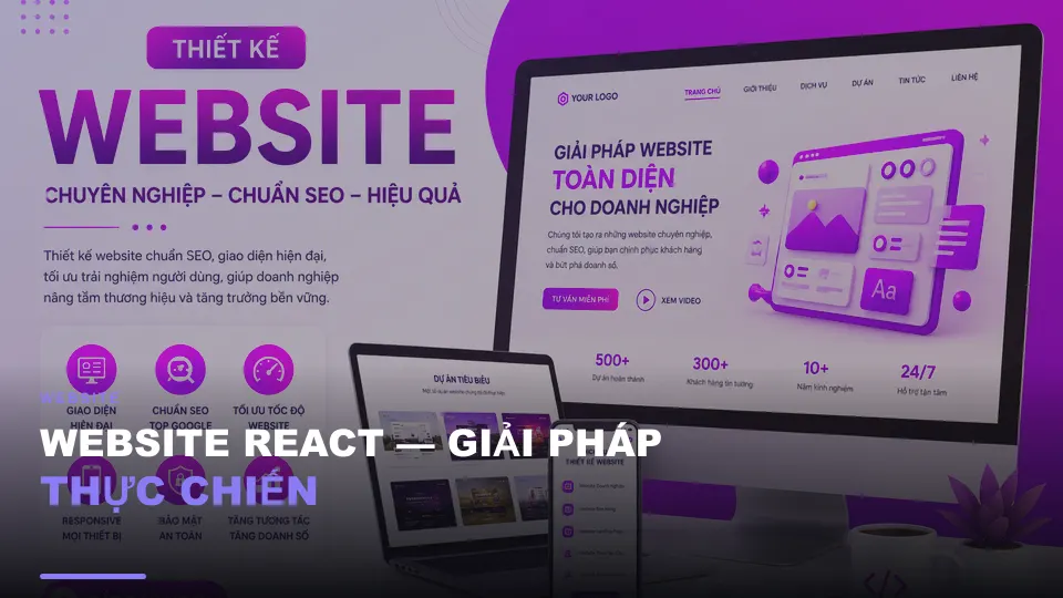 Website react — giải pháp thực chiến