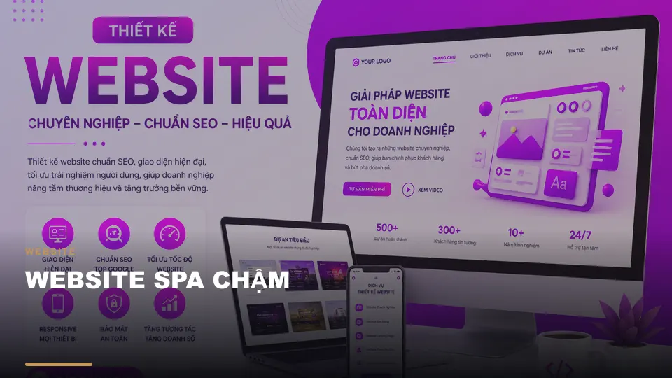 Website spa chậm