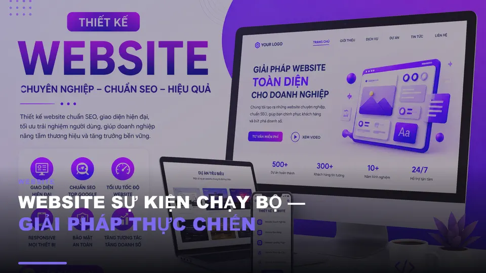 Website sự kiện chạy bộ — giải pháp thực chiến