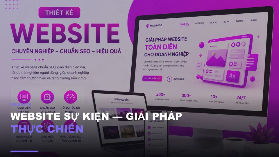Website sự kiện — giải pháp thực chiến