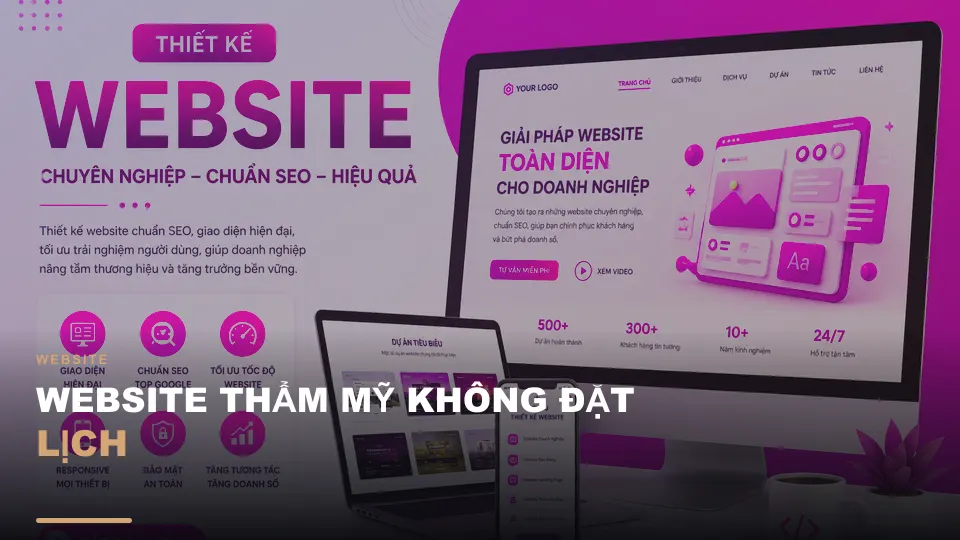 Website thẩm mỹ không đặt lịch