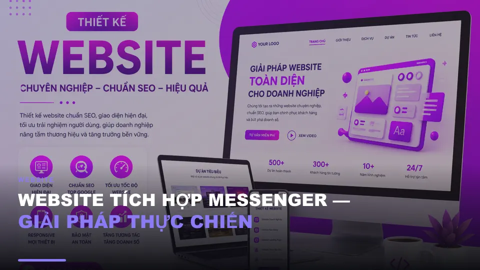 Website tích hợp messenger — giải pháp thực chiến