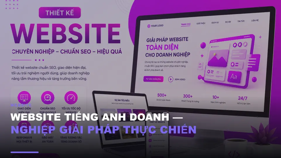 Website tiếng anh doanh nghiệp — giải pháp thực chiến