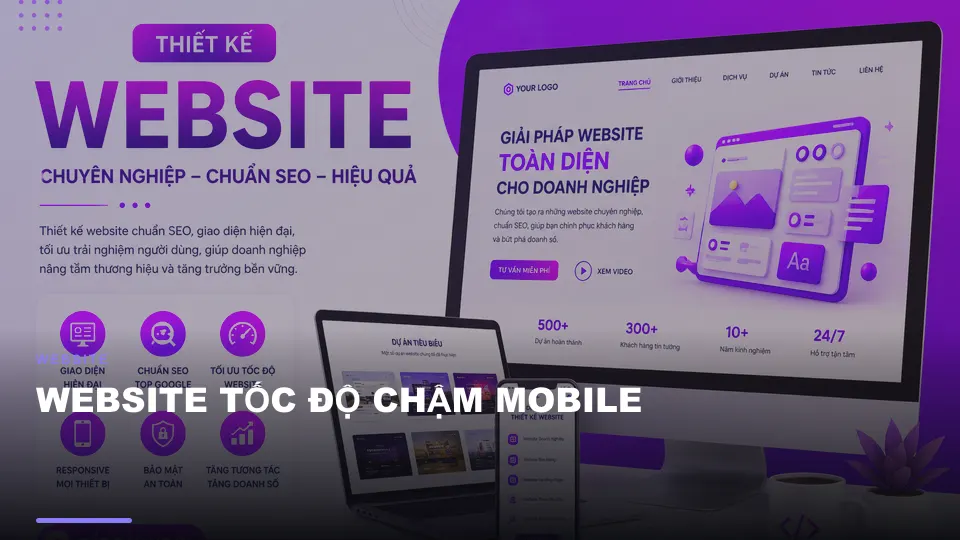Website tốc độ chậm mobile