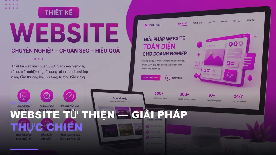 Website từ thiện — giải pháp thực chiến