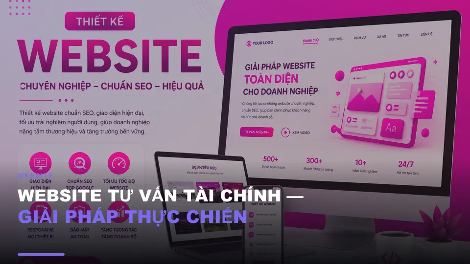 Website tư vấn tài chính — giải pháp thực chiến