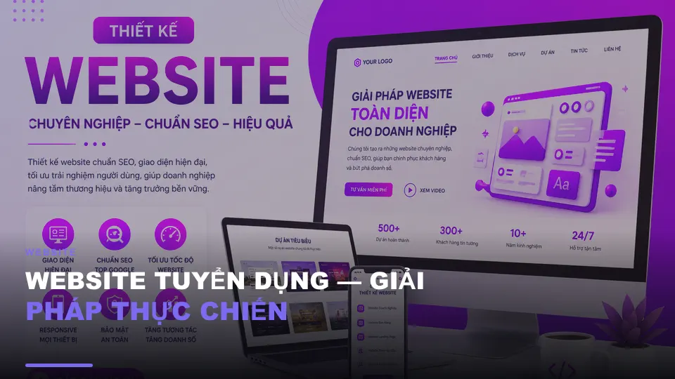 Website tuyển dụng — giải pháp thực chiến