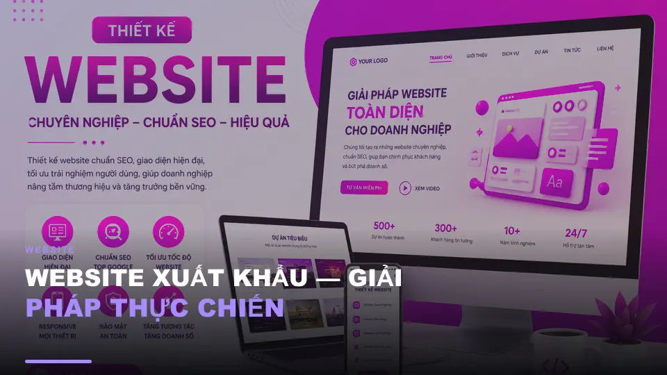 Website xuất khẩu — giải pháp thực chiến