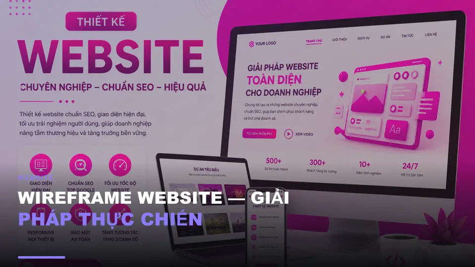 Wireframe website — giải pháp thực chiến
