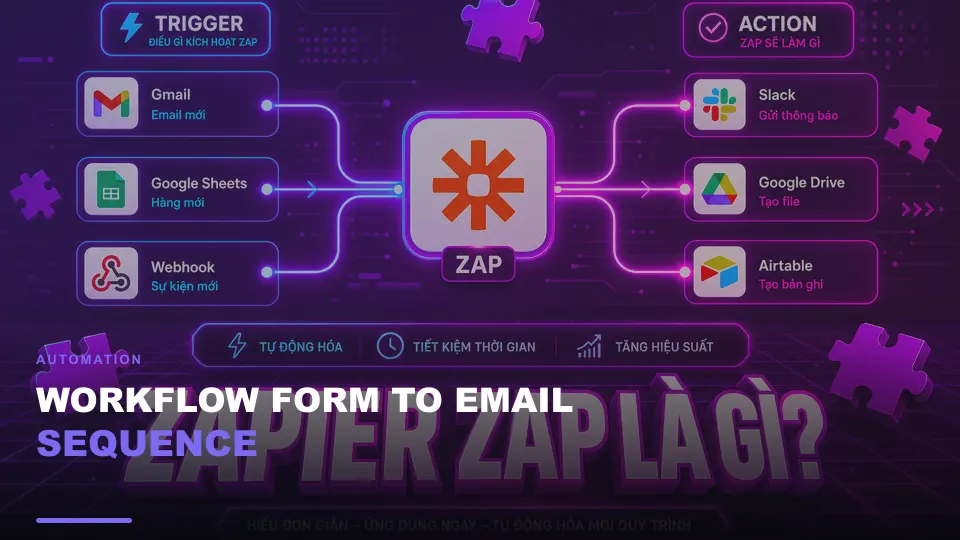 Workflow form to email sequence