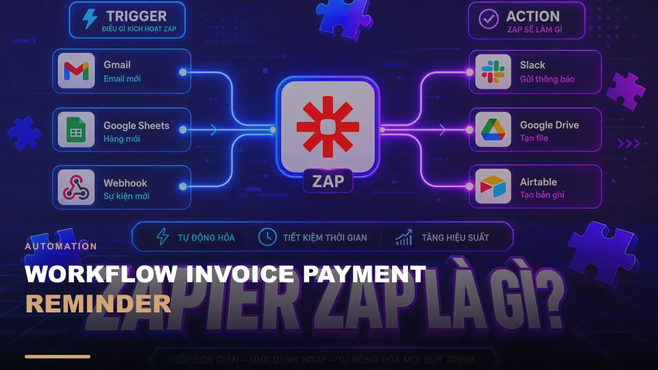 Workflow invoice payment reminder