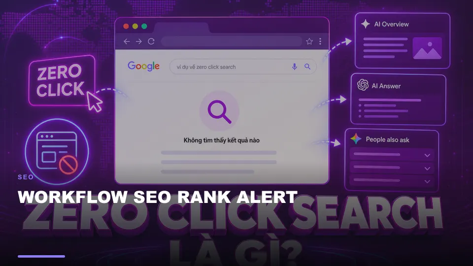 Workflow seo rank alert