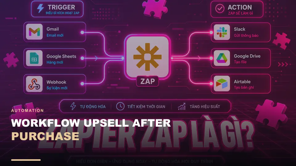 Workflow upsell after purchase