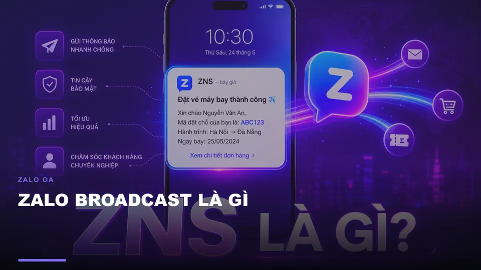 Zalo broadcast là gì