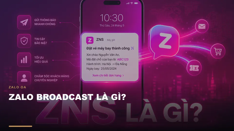Zalo broadcast là gì?