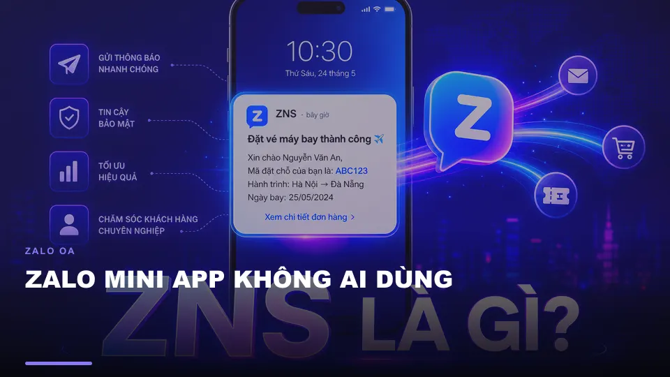 Zalo mini app không ai dùng